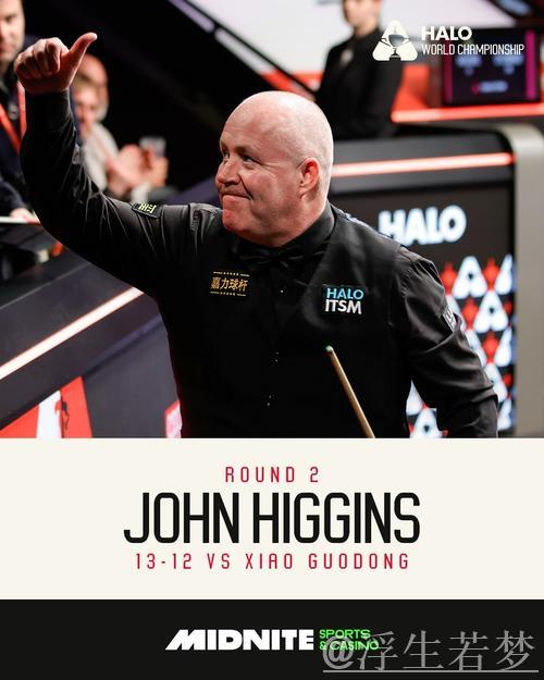 威廉姆斯13-12险胜希金斯 闯入斯诺克世锦赛半决赛 威廉姆斯13-12险胜希金斯 闯入斯诺克世锦赛半决赛